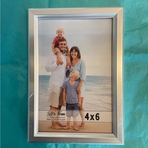 Pack of 6 4x6 LaVie Home Silver Picture Frames